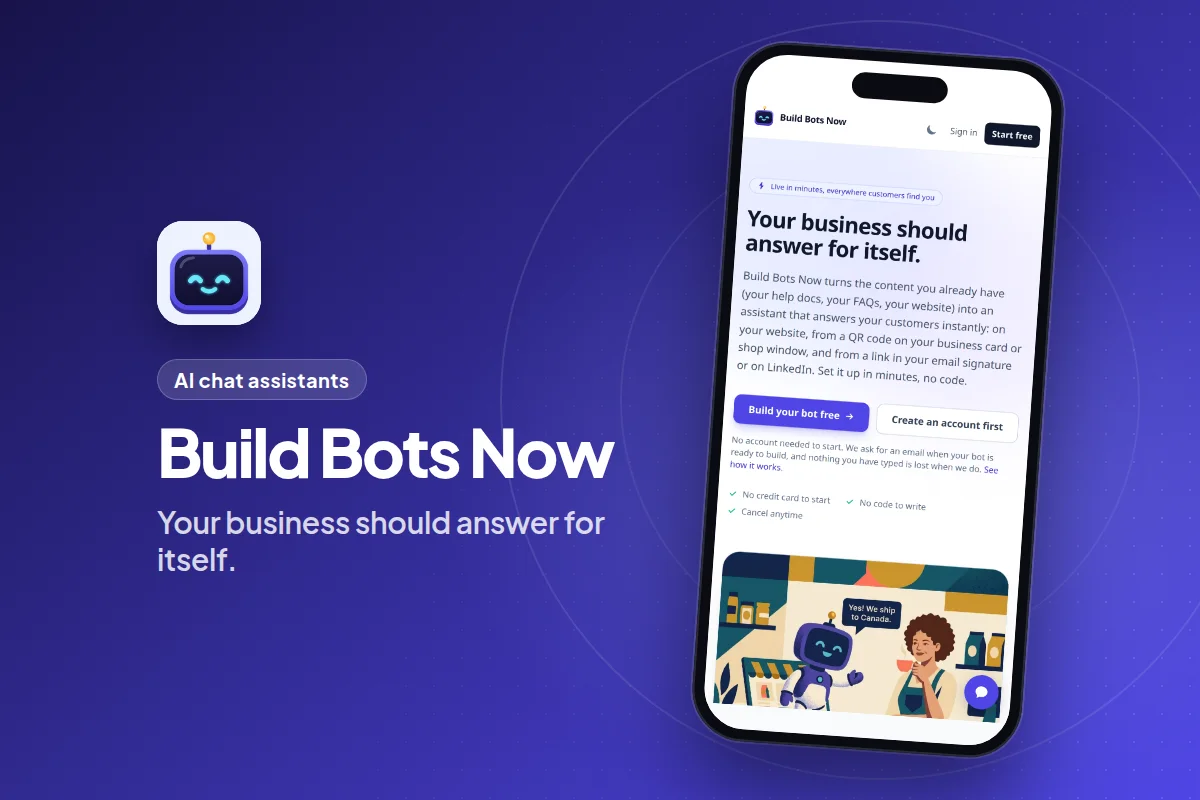 Build Bots Now